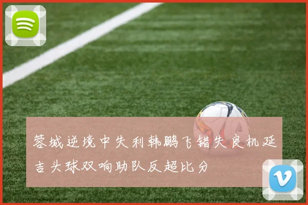 蓉城逆境中失利韩鹏飞错失良机延吉头球双响助队反超比分